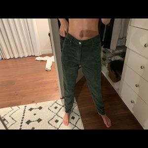 BDG urban outfitters green corduroy pants!